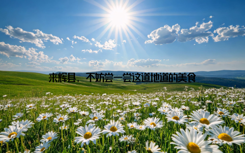 来辉县, 不妨尝一尝这道地道的美食