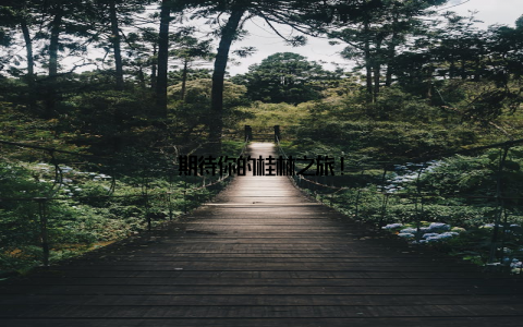 期待你的桂林之旅!