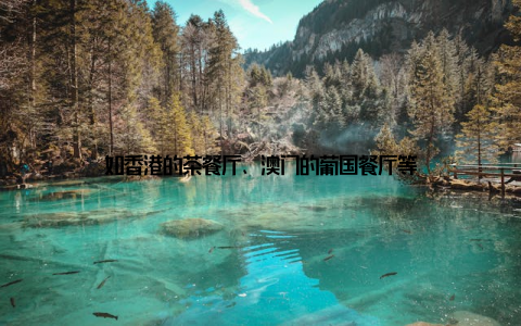 如香港的茶餐厅、澳门的葡国餐厅等