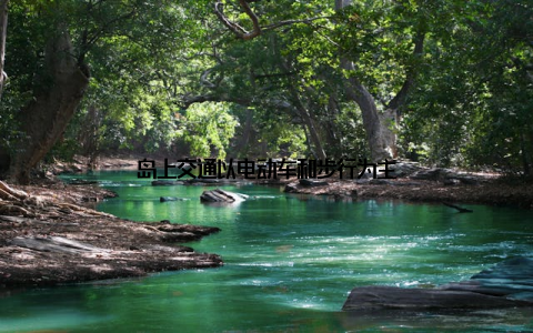 岛上交通以电动车和步行为主