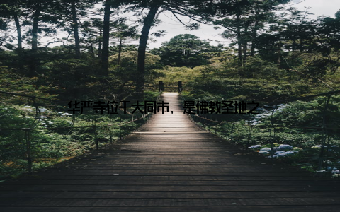 华严寺位于大同市, 是佛教圣地之一